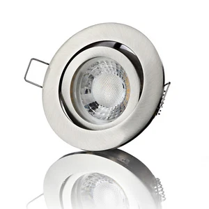 LED Einbaustrahler 230V 5W Decken-Spot Deckenstrahler Einbauleuchte - lambado® - Bild 1 von 5