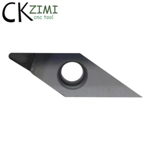 Inserto de torneado 2 piezas VCGT160408 CBN inserto de nitruro de boro CNC de alta dureza - Imagen 1 de 3