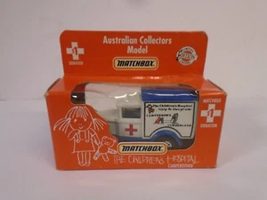 MATCHBOX SUPERFAST 1/75 MB38 FORD MODEL A VAN AUS CHILDRENS HOSPITAL LTD ED NEU - Bild 1 von 1