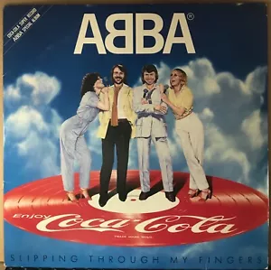 WITHDRAWN UNCENSORED ISSUE / ABBA Slipping Through My Fingers COCA COLA / - Foto 1 di 8
