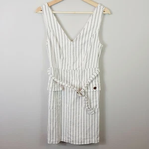 FOREVER NEW | Womens Sammy Stripe Denim Mini Dress [ Size AU 6 or US 2 ] - Picture 1 of 11