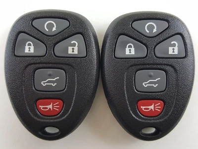 LOTE ORIGINAL DE 2 CHEVROLET CADILLAC BUICK 06-16 GM OEM LLAVE MENOS ENTRADA CONTROL REMOTO EE. UU. Foto 1 de 4
