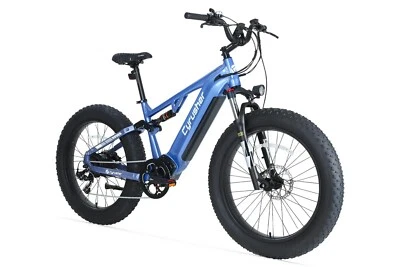 Bicicleta eléctrica todo terreno Cyrusher Rover 52V 15.6AH 26" Fat Tire bicicleta eléctrica de montaña Foto 1 de 4