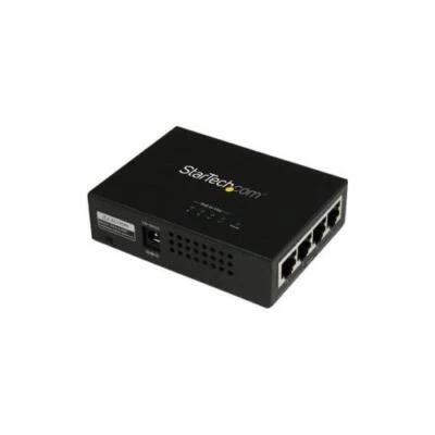 StarTech 4 Port Gigabit Midspan - PoE+ Injector - 802.3at and 802.3af POEINJ4G - Image 1 of 4