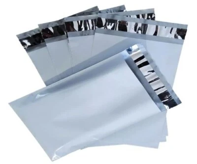 200 Poly Mailers Shipping Bags 50 Each Size 4x6'' 5x7'' 6x9'' 7.5x10.5''   2 MIL - Image 1 of 4