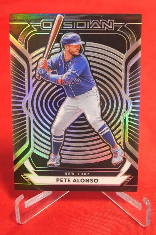 Pete Alonso Obsidian 2021 MLB Baseball Card #12 MT - Image 1 of 1
