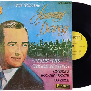 Vtg Jimmy Dorsey PLAYS HIS BIGGEST HITS Jazz Boogie PO244 USA 1974 33 Rpm 12" Vg - Picture 1 of 7