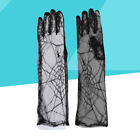 Spider Web Gloves Halloween Cosplay Gloves  Party Lace Gloves