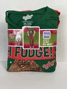 NWT Men's Pajamas Set A Christmas Story Oh Fudge Ralphie Size 2XL BN3 - Picture 1 of 12