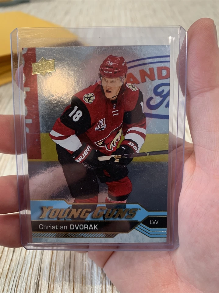 2016-17 Upper Deck Young Guns Silver Foil Christian Dvorak #235 - Image 1 of 2