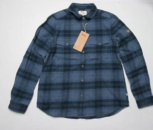 FjallRaven Ovik schweres Flanellhemd (S) indigoblau/dunkelmarineblau F89832 - Bild 1 von 1