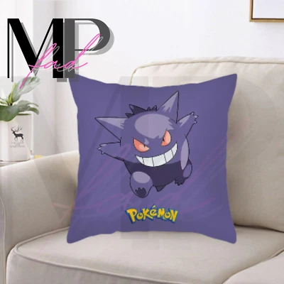 FUNDA ALMOHADA POKEMON Cojines Cuadrados Grandes Sofá Sofá Silla Decoración Foto 1 de 4