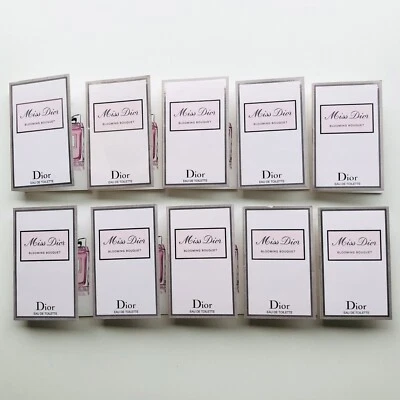 10 x Dior Miss Dior Blooming Bouquet Eau de Toilette Sample Spray 1ml each - Image 1 of 2