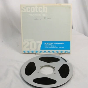 Scotch 207 3M 10.5" Reel-To-Reel Tape Hub Metal Flanges 1/4" - Picture 1 of 10