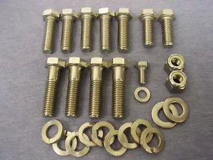 Ford Kent Crossflow STAINLESS STEEL Bellhousing/Starter Motor Bolts/Washers (12) - Picture 1 of 3