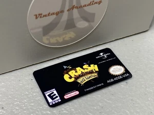 Crash Bandicoot Huge Adventure (Nintendo Gameboy Advance) Ersatzetikett - Bild 1 von 1