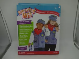 6 piezas Amscan Kit de Ingeniero de Tren para Niños Disfraz Imaginación Juego Talla Pequeña 4-6 - Imagen 1 de 2