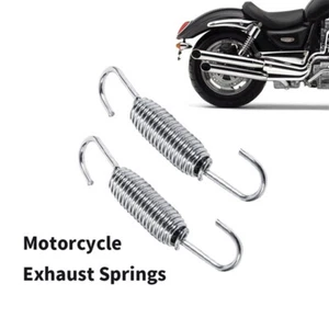 2Pcs Stainless Steel Motorcycle Exhaust System Mounting Springs K-jl - Picture 1 of 9