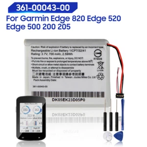 Batteria GPS ciclocomputer 361-00043-00 per Garmin Edge 820 520 Plus Edge 500 - Foto 1 di 5