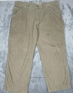 Columbia Beige Khaki Carpenter Corduroy Hiking Pants 42x29 - Picture 1 of 11