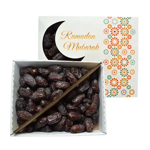 Medjoul Datteln 1. Klasse Jumbo 1,8 kg frische Ernte Edle Ramadan Geschenkbox - Bild 1 von 3