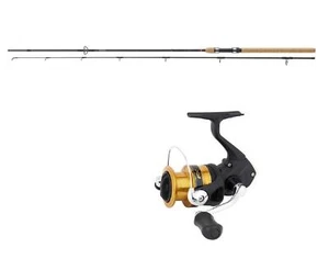 Kit de Pêche Spinncombo Daiwa Ninja Rotation 2,40m/50-100g avec Shimano Rôle Fx - Photo 1/1