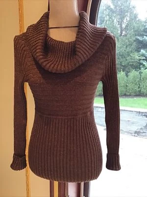 INC international concepts dress/tunic size M gold/brouwn - Image 1 of 4