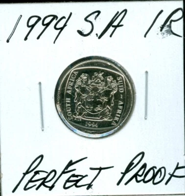 1994 ЮЖНАЯ АФРИКА 1 RAND ИДЕАЛЬНОЕ ДОКАЗАТЕЛЬСТВО 99 ЦЕНТОВ ДОСТАВКА. - Изображение 1 из 2