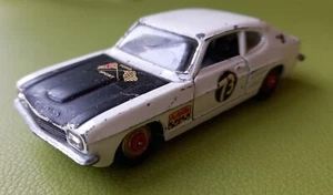 Corgi Ford Capri 3 Liter GT Roger Clark rot Naben - Childhood Collection Playworn - Bild 1 von 6