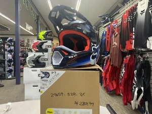 Fox Racing V1 Helmet Toxsyk 29659-329-2X - Picture 1 of 4