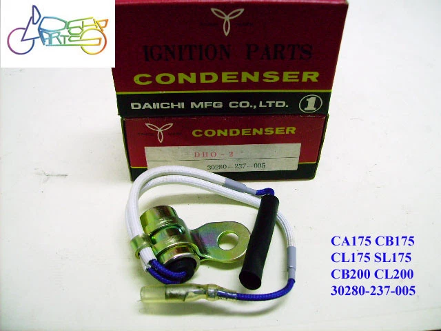 Honda CA175 CB175 CL175 SL175 CB200 CL200 Condenser NOS 30280-237-005 CONDENSER - Image 1 of 1