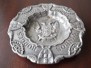 Cenicero antiguo en metal, vino Borges Portugal - Imagen 1 de 6