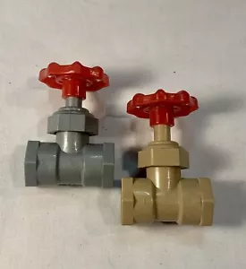 2 Pack! STOP VALVE 3/4 CPVC B&K Celcon Stop Threaded Data Tag Valves - Picture 1 of 5