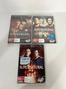 Supernatural The Complete 3rd, 4th & 5th Seasons BRAND NEW SEALED Free Post RG 4 - Picture 1 of 3