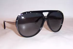 NEW ALEXANDER MCQUEEN SUNGLASSES AMQ 4240/S BLACK/GRAY CSA-HD AUTHENTIC - Picture 1 of 8