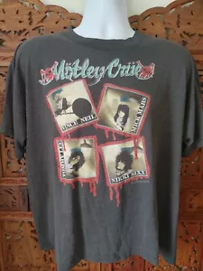 T-Shirt MOTLEY CRUE 1989 Kick Start My Heart Vintage lizenziert Konzert Tour XL - Bild 1 von 11