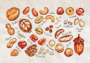 Nuts & seeds B1165L Luca-S Counted Cross-Stitch Kit - Picture 1 of 4