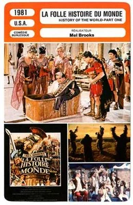 KINOKARTE: DIE VERRÜCKTE GESCHICHTE DER WELT Brooks 1981 History Of The World: Teil I - Bild 1 von 1