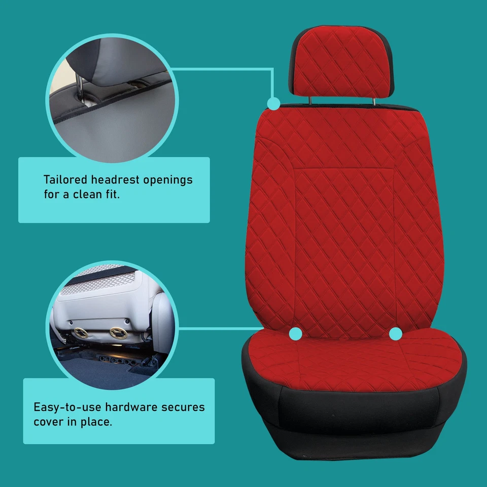 Cubierta de asiento de auto delantero Prestige79 Diamond Stitch Neosupreme para autos camionetas y SUV Foto 1 de 1