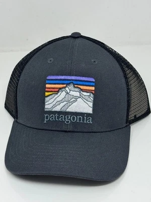 Sombrero de camionero Patagonia para hombre con logotipo de línea Ridge LoPro - negro tinta Foto 1 de 3