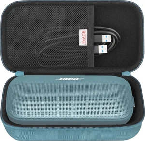 Custodia rigida da viaggio blu pietra per Bose Soundlink Flex Bluetooth portatile - Foto 1 di 7