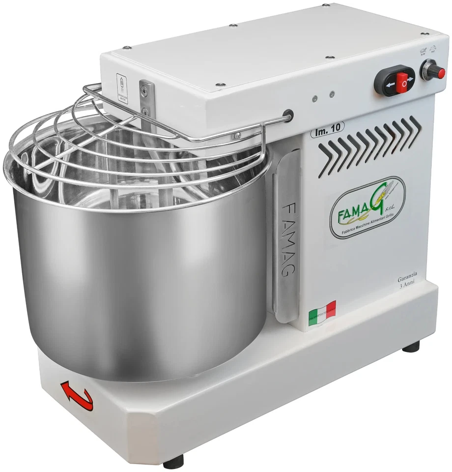 Impastatrice professionale a spirale Famag IM10-10 Velocità - 10 KG - Immagine 1 di 1