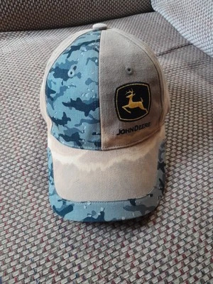 Marca John Deere Bordada Marrón y Camuflada Tapa Hebilla Ajuste Ajuste Afilado! Foto 1 de 4