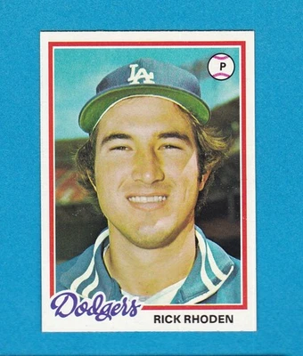 Juego de béisbol Topps Break 605 1978 Rick Rhoden Dodgers casi nuevo/como nuevo+ Foto 1 de 2