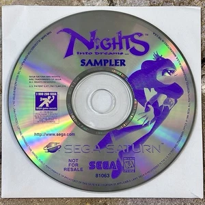 Disco campionatore Nights Into Dreams - Sega Saturn *SOLO DISCO, VEDI DESC* - Foto 1 di 2