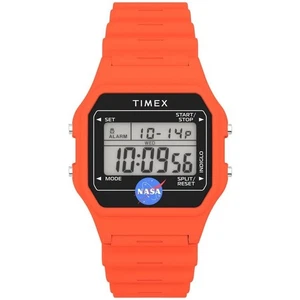 Timex NASA Artemis TW2Y13300 Digital 36mm Resina Correa Reloj Naranja NUEVO - Imagen 1 de 9