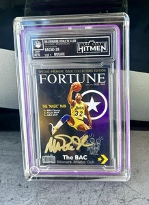 The Case Hitmen 1/1 Billionaire Athlete Club Magic Johnson Auto, Mosaic Variant! - Picture 1 of 6