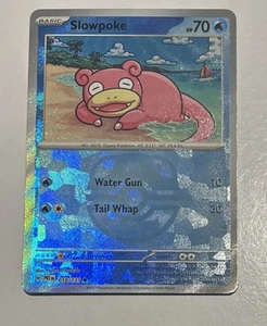 Pokemon Slowpoke Master Ball Pattern 018/131 Prismatic Evolutions NM TCG - Picture 1 of 2