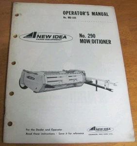 New Idea 985697 No.290 Mow/Ditioner Operator's Manual MD-104 - Picture 1 of 8