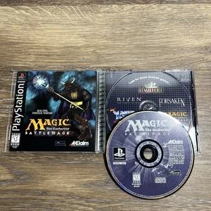 Magic The Gathering Battlemage (PS1 PlayStation 1) Funzionante Completo CIB🔥Buone condizioni - Foto 1 di 4